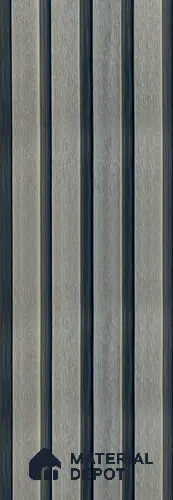 PN 06365 B WPC 3/4 Design 9.6 ft x 8.6 inch Exterior Wall Panel - 26 mm | Suitable for Facade, Balcony, Cafeteria | Suitable for Balcony, Facade & Open Area | Width is Subjected to 5% Variation