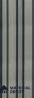 PN 06365 D WPC Barcode Design 8 ft x 8.6 inch Exterior Wall Panel - 26 mm | Suitable for Facade, Balcony, Cafeteria | Suitable for Balcony, Facade & Open Area | Width is Subjected to 5% Variation