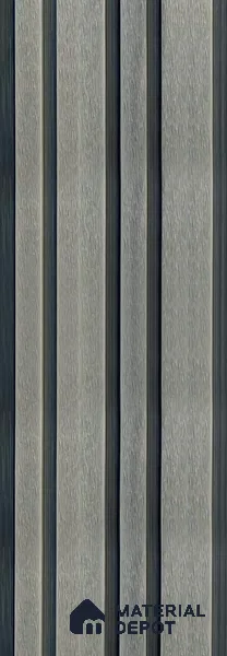 PN 06365 D WPC Barcode Design 8 ft x 8.6 inch Exterior Wall Panel - 26 mm | Suitable for Facade, Balcony, Cafeteria | Suitable for Balcony, Facade & Open Area | Width is Subjected to 5% Variation