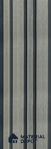 PN 06365 D WPC Barcode Design 8 ft x 8.6 inch Exterior Wall Panel - 26 mm | Suitable for Facade, Balcony, Cafeteria | Suitable for Balcony, Facade & Open Area | Width is Subjected to 5% Variation