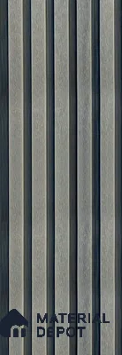 PN 06365 F WPC Slim Design 8 ft x 8.6 inch Exterior Wall Panel - 26 mm | Suitable for Facade, Balcony, Cafeteria | Suitable for Balcony, Facade & Open Area | Width is Subjected to 5% Variation
