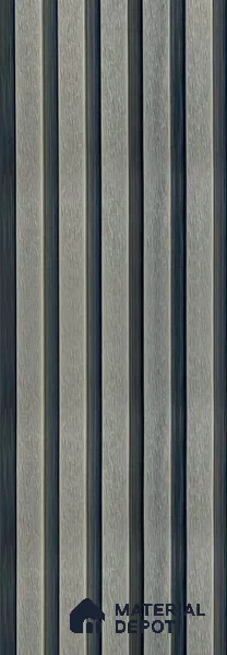 PN 06365 F WPC Slim Design 8 ft x 8.6 inch Exterior Wall Panel - 26 mm | Suitable for Facade, Balcony, Cafeteria | Suitable for Balcony, Facade & Open Area | Width is Subjected to 5% Variation