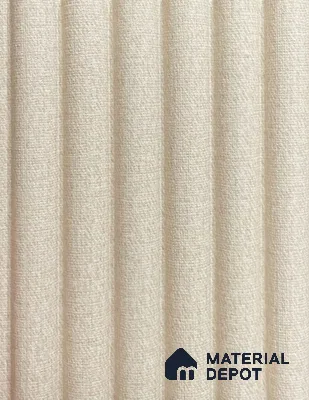 Cream Fabric Louver PN 06448 (LPR-511) Cream Fabric 9.5 ft x 6.3 inch WPC Panel - 15 mm | Suitable for Feature Wall, TV Unit & Living Room | | Width is Subjected to 5% Variation