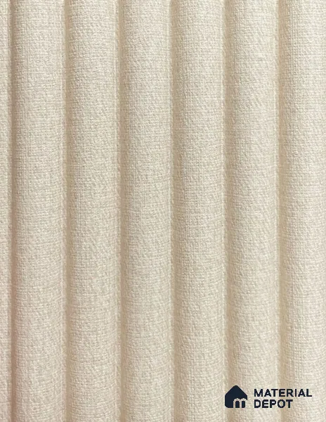 Cream Fabric Louver PN 06448 (LPR-511) Cream Fabric 9.5 ft x 6.3 inch WPC Panel - 15 mm | Suitable for Feature Wall, TV Unit & Living Room | | Width is Subjected to 5% Variation