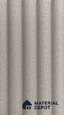 Grey Fabric Louver PN 06449 (LPR-512) Dark Fabric 9.5 ft x 6.3 inch WPC Panel - 15 mm | Suitable for Feature Wall, TV Unit & Living Room | | Width is Subjected to 5% Variation