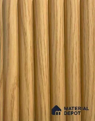 Brown Wooden Louver PN 06450 (LPR-513) Pine 9.5 ft x 6.3 inch WPC Panel - 15 mm | Suitable for Feature Wall, TV Unit & Living Room | | Width is Subjected to 5% Variation