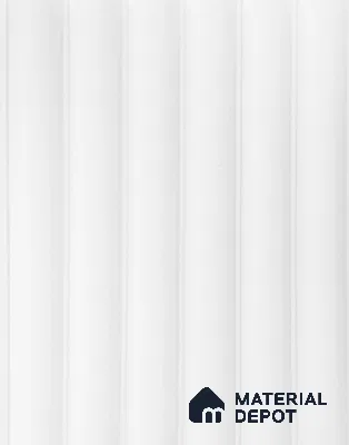 White Plain Colour Louver PN 06456 (LPR-520) White 9.5 ft x 6.3 inch WPC Panel - 15 mm | Suitable for Feature Wall, TV Unit & Living Room | | Width is Subjected to 5% Variation