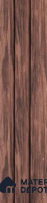 Brown Wooden Louver PN 05511 9.5 ft x 5 inch Charcoal Panel - 11 mm | Suitable for Feature Wall, TV Unit & Living Room | Width is Subjected to 5% Variation
