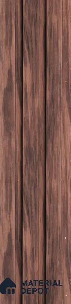 Brown Wooden Louver PN 05511 9.5 ft x 5 inch Charcoal Panel - 11 mm | Suitable for Feature Wall, TV Unit & Living Room | Width is Subjected to 5% Variation