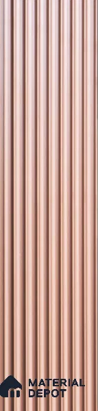 Brown Plain Colour Louver PN 05528 9.5 ft x 5 inch Charcoal Panel - 11 mm | Suitable for Feature Wall, TV Unit & Living Room | Width is Subjected to 5% Variation