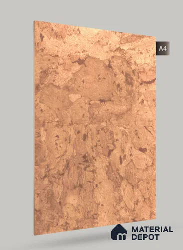 Wooden Look CK 1807 Cork 8 ft x 4 ft Texture Finish Decorative Laminate - 1.25 mm | Suitable for TV Unit, Wardrobe, Kitchen Cabinets