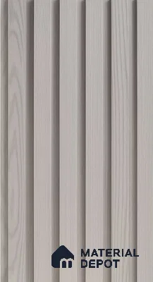 Grey Wooden Look Clvin Louver/Panel 9.5 ft x 8 inch - 12 mm | Ideal for Living Room, Bedroom, TV Unit | PN 06386