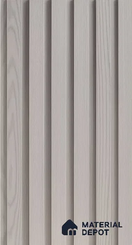 Grey Wooden Look Clvin Louver/Panel 9.5 ft x 8 inch - 12 mm | Ideal for Living Room, Bedroom, TV Unit | PN 06386