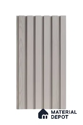 Grey Wooden Look Clvin Louver/Panel 9.5 ft x 8 inch - 12 mm | Ideal for Living Room, Bedroom, TV Unit | PN 06386