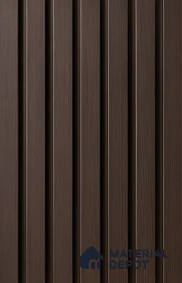 Brown Wooden Look Clvin Louver/Panel 9.5 ft x 8 inch - 12 mm | Ideal for Living Room, Bedroom, TV Unit | PN 06384