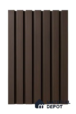 Brown Wooden Look Clvin Louver/Panel 9.5 ft x 8 inch - 12 mm | Ideal for Living Room, Bedroom, TV Unit | PN 06384
