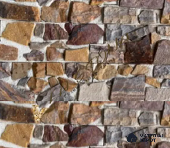 WL 00190 Cortica Primerose 457 x 203 mm Natural Stone Wall Cladding | Stone is a Natural Product, Please Expect Variation in Shades