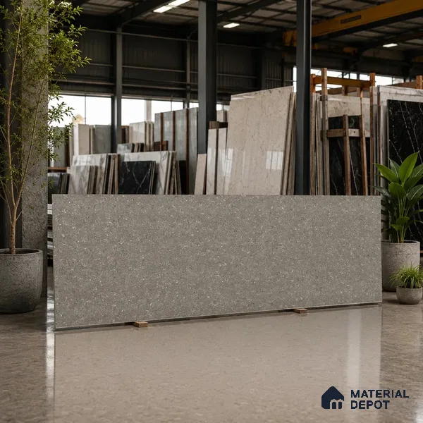 Stone Counter Top Slab TL 12672 Iconic Moca 8 ft x 2.62 ft Full Body Vitrified Matte Finish - 15 mm | Suitable For Counter Top, Dining Table Top & Window Frame