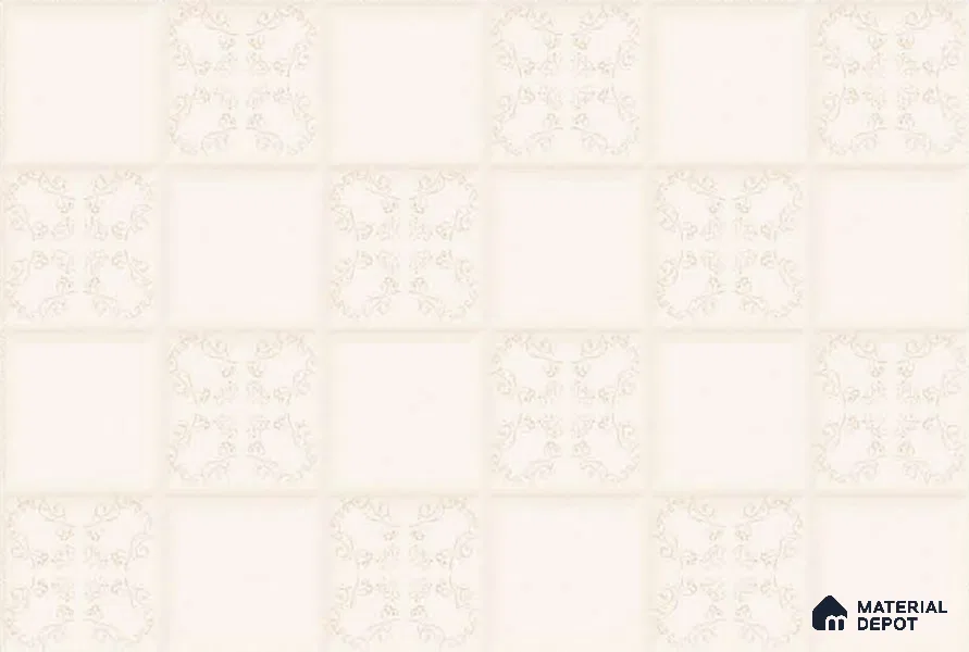 Patterned Look Wall Tile TL 08798 18X12 inch Glossy Finish Ceramic Tile - 8 mm