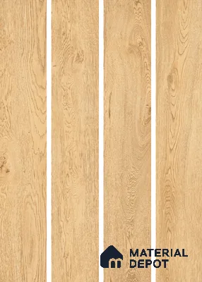 Wood Look Floor Tile TL 10842 Gaatha Rialto 4 ft x 8 Inch Vitrified Matte Finish - 9 mm | 2-3 mm Spacer is Mandatory