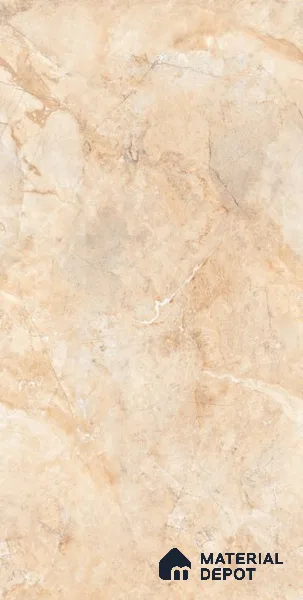 TL 08697 Cream 4 ft x 2 ft Glossy Finish Vitrified Floor & Wall Tile - 8.5 mm