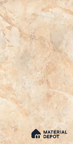 TL 08697 Cream 4 ft x 2 ft Glossy Finish Vitrified Floor & Wall Tile - 8.5 mm