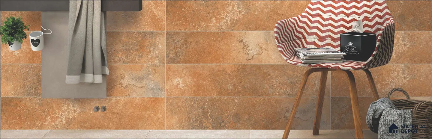 TL 03065 Digital Glazed 1000 x 200 mm Wood Strip Matte Finish Vitrified Floor Tile - 9 mm | 2-3 mm Spacer is Mandatory