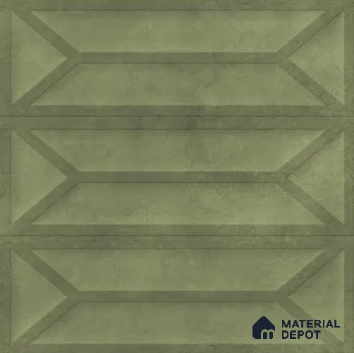 Faux Subway Wall Tile TL 10838 1 ft x 1 ft Glossy Finish Ceramic Tile - 9 mm | Please Expect a Slight Variation of Pattern