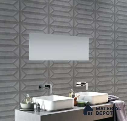 Faux Subway Wall Tile TL 10838 B  1 ft x 1 ft Glossy Finish Ceramic Tile - 9 mm | Please Expect a Slight Variation of Pattern