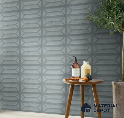 Faux Subway Wall Tile TL 10838 C  1 ft x 1 ft Glossy Finish Ceramic Tile - 9 mm | Please Expect a Slight Variation of Pattern