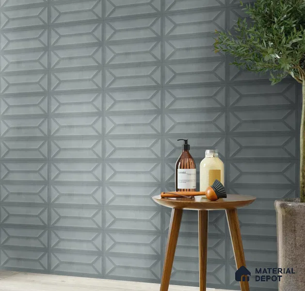 Faux Subway Wall Tile TL 10838 C  1 ft x 1 ft Glossy Finish Ceramic Tile - 9 mm | Please Expect a Slight Variation of Pattern