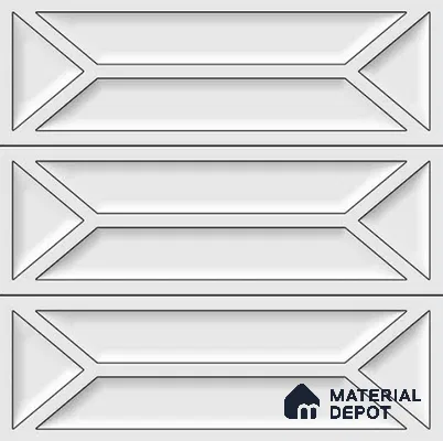 Faux Subway Wall Tile TL 10838 D  1 ft x 1 ft Glossy Finish Ceramic Tile - 9 mm | Please Expect a Slight Variation of Pattern