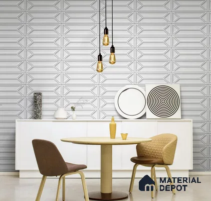 Faux Subway Wall Tile TL 10838 D  1 ft x 1 ft Glossy Finish Ceramic Tile - 9 mm | Please Expect a Slight Variation of Pattern