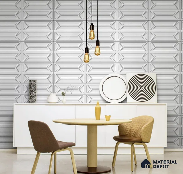 Faux Subway Wall Tile TL 10838 D  1 ft x 1 ft Glossy Finish Ceramic Tile - 9 mm | Please Expect a Slight Variation of Pattern