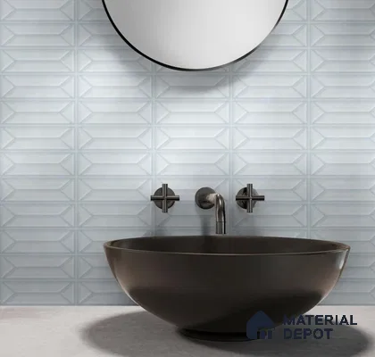 Faux Subway Wall Tile TL 10838 G  1 ft x 1 ft Glossy Finish Ceramic Tile - 9 mm | Please Expect a Slight Variation of Pattern