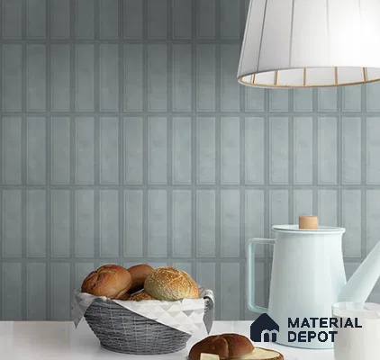 Faux Subway Wall Tile TL 10839 C  1 ft x 1 ft Glossy Finish Ceramic Tile - 9 mm | Please Expect a Slight Variation of Pattern