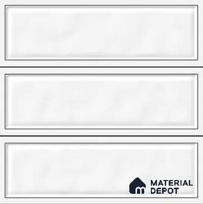 Faux Subway Wall Tile TL 10839 D  1 ft x 1 ft Glossy Finish Ceramic Tile - 9 mm | Please Expect a Slight Variation of Pattern
