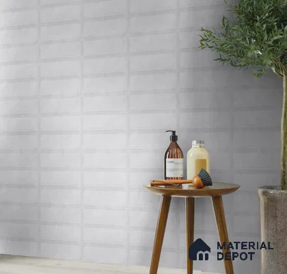 Faux Subway Wall Tile TL 10839 E  1 ft x 1 ft Glossy Finish Ceramic Tile - 9 mm | Please Expect a Slight Variation of Pattern