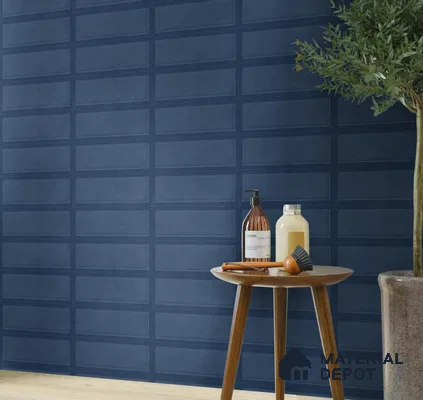Faux Subway Wall Tile TL 10839 F  1 ft x 1 ft Glossy Finish Ceramic Tile - 9 mm | Please Expect a Slight Variation of Pattern