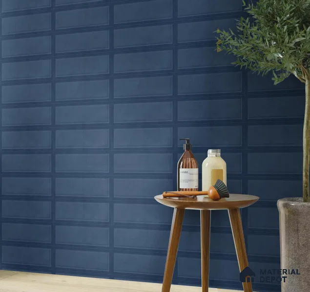 Faux Subway Wall Tile TL 10839 F  1 ft x 1 ft Glossy Finish Ceramic Tile - 9 mm | Please Expect a Slight Variation of Pattern