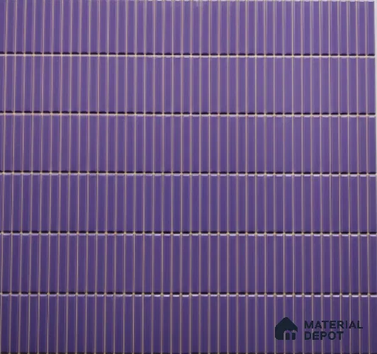 Faux Subway TL 11007 Purple Kitkat 1 ft x 1 ft Glossy Finish Vitrified Tile - 9 mm | Please Expect a Slight Variation of Pattern