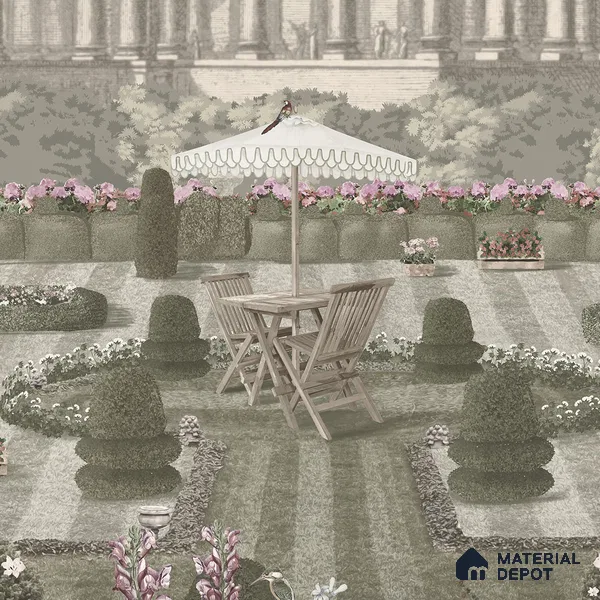 Garden Escape Customised European Sandstone Wallpaper for Rooms