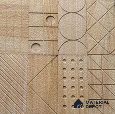 WL 00381 Geometria 400 x 200 mm Natural Stone Wall Cladding |  Stone is a Natural Product, Please Expect Variation in Shades