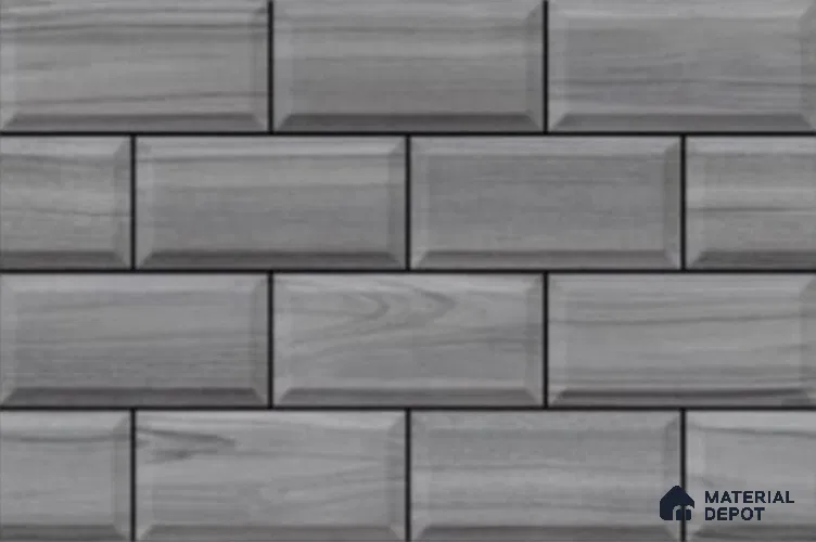 Faux Subway Look Wall Tile TL 08860 | Glossy Finish 18 x 12 inch Ceramic Tile - 7 mm | Suitable For Kitchen & Bathroom