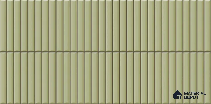 Faux Subway Look TL 11012 B 2 ft x 1 ft Glossy Finish Ceramic Wall Tile - 9 mm | Please Expect a Slight Variation of Pattern