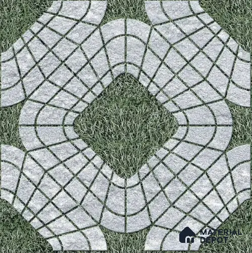 Stone Look  Tile TL 09667 12x12 inch Matte Finish Vitrified Tile - 9 mm | Please Expect a Slight Variation of Pattern