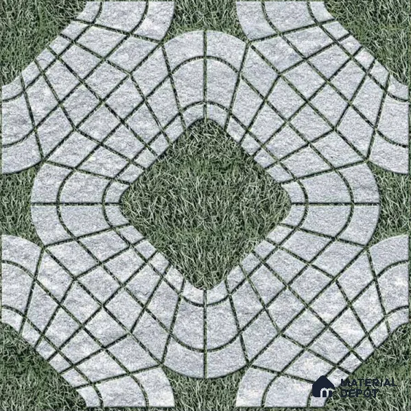 Stone Look Tile TL 09667 12x12 inch Matte Finish Vitrified Tile - 8 mm | Please Expect a Slight Variation of Pattern