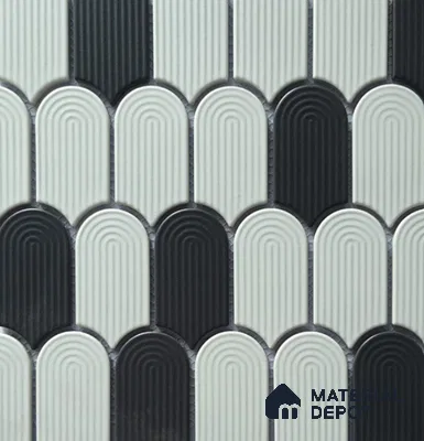 Mosaic Wall Tile TL 10528 G Multi Colour Design 11.9 in x 11.52 in Porcelain Matte Finish - 6 mm