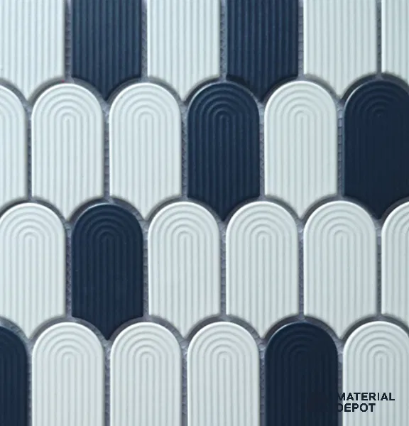 Mosaic Wall Tile TL 10528 F Multi Colour Design 11.9 in x 11.52 in Porcelain Matte Finish - 6 mm