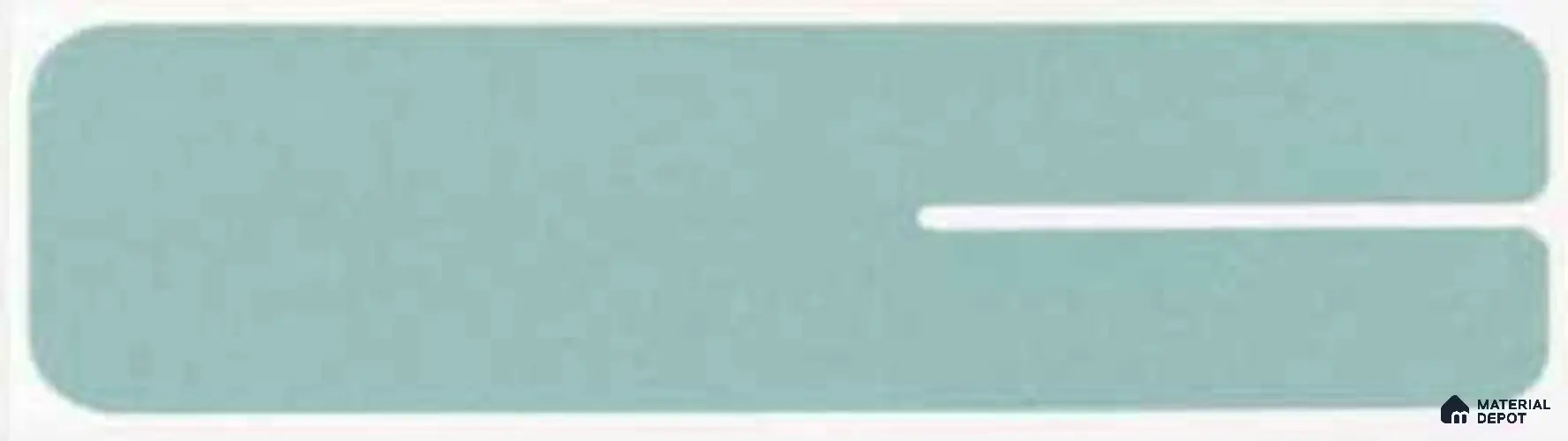 Subway Wall Tile TL 10507 M White Border Design 1 6 in x 2 in Porcelain Matte Finish - 7.4 mm